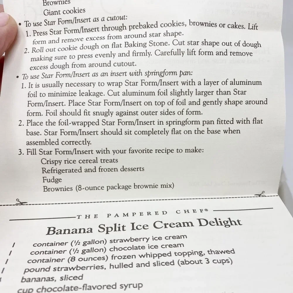 NEW Pampered Chef Star Baking‎ Form/Insert
